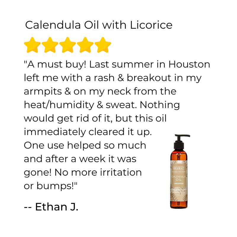 Ora's Amazing Herbal Calendula Oil with Licorice Bath & Body