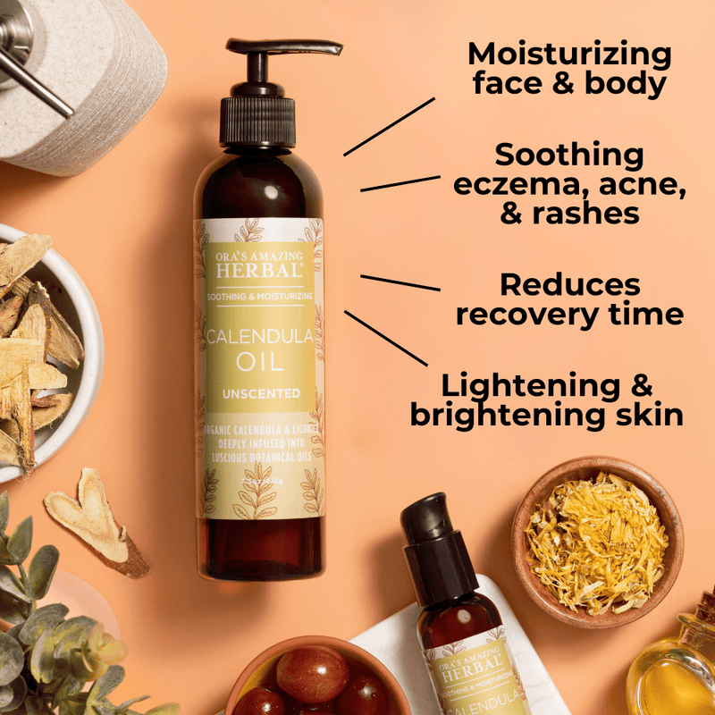 Ora's Amazing Herbal Calendula Oil with Licorice Bath & Body