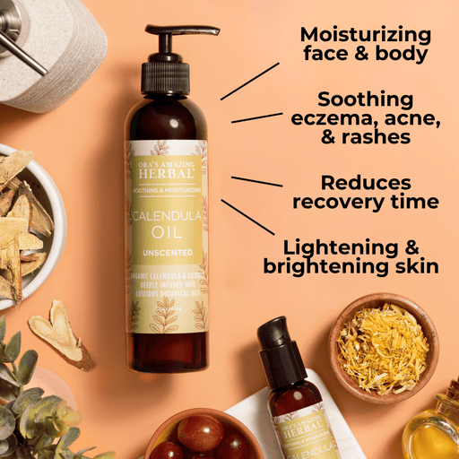 Ora's Amazing Herbal Calendula Oil with Licorice Bath & Body
