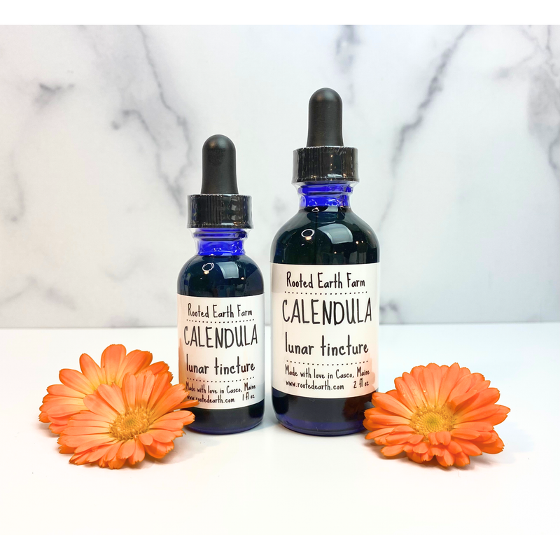 Rooted Earth Farm + Apothecary Calendula Tincture Tinctures + Capsules