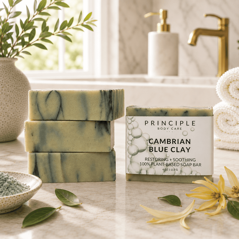 P R I N C I P L E Cambrian Blue Clay Soap Bar Soap