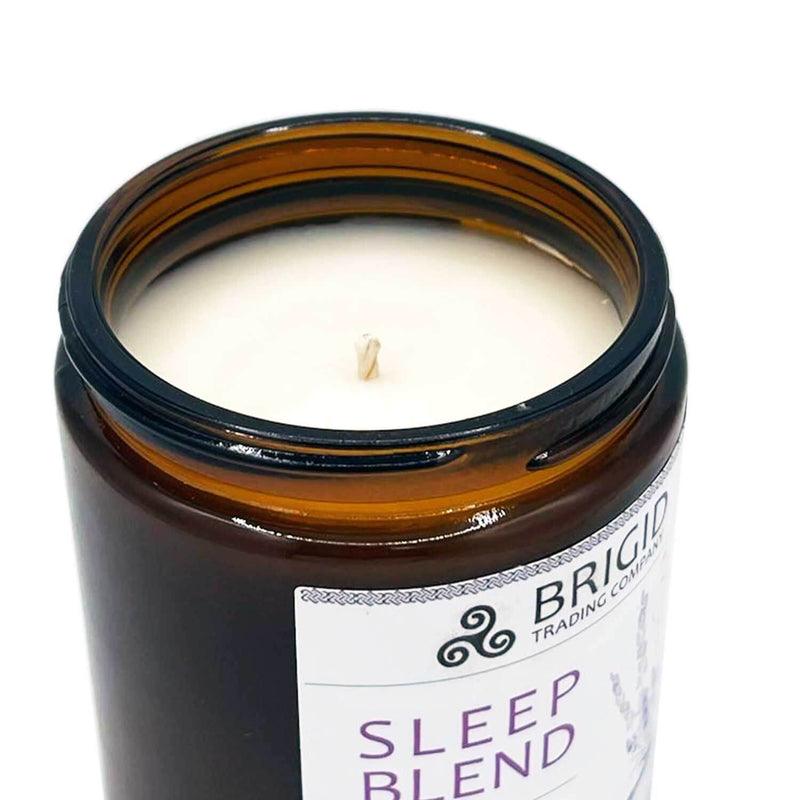Brigid Trading Company Sleep Blend Soy Wax Candle - Lavender, Chamomile, and Vanilla Aromatherapy Candle