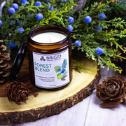 Brigid Trading Company Forest Blend Soy Wax Candle - Juniper, Pine, Balsam, Cedar, and Lime Aromatherapy Candle
