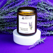 Brigid Trading Company Lavender Soy Wax Candle - Lavender, Lavender, and More Lavender Premium Scented Candle