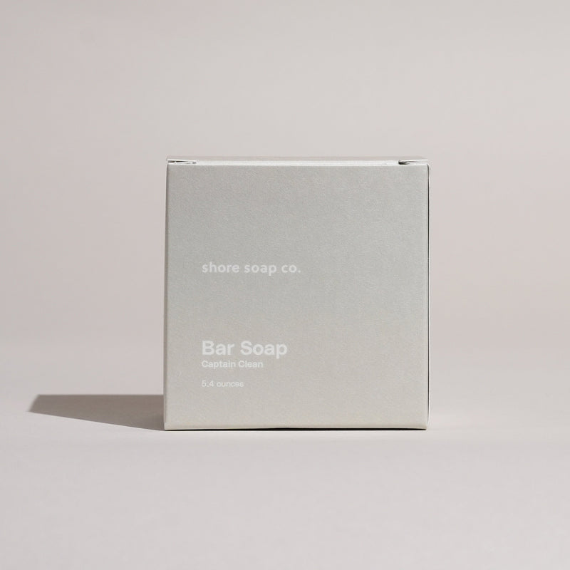 Shore Soap Co. Captain Clean Bar Soap Bar Soap Light Gray