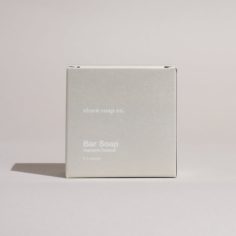 Shore Soap Co. Captain's Cocktail Bar Soap Bar Soap Light Gray