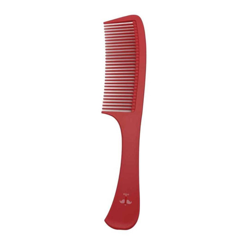 Shave Essentials Carbon Wide Tooth Comb Combs & Brushes White Smoke RED