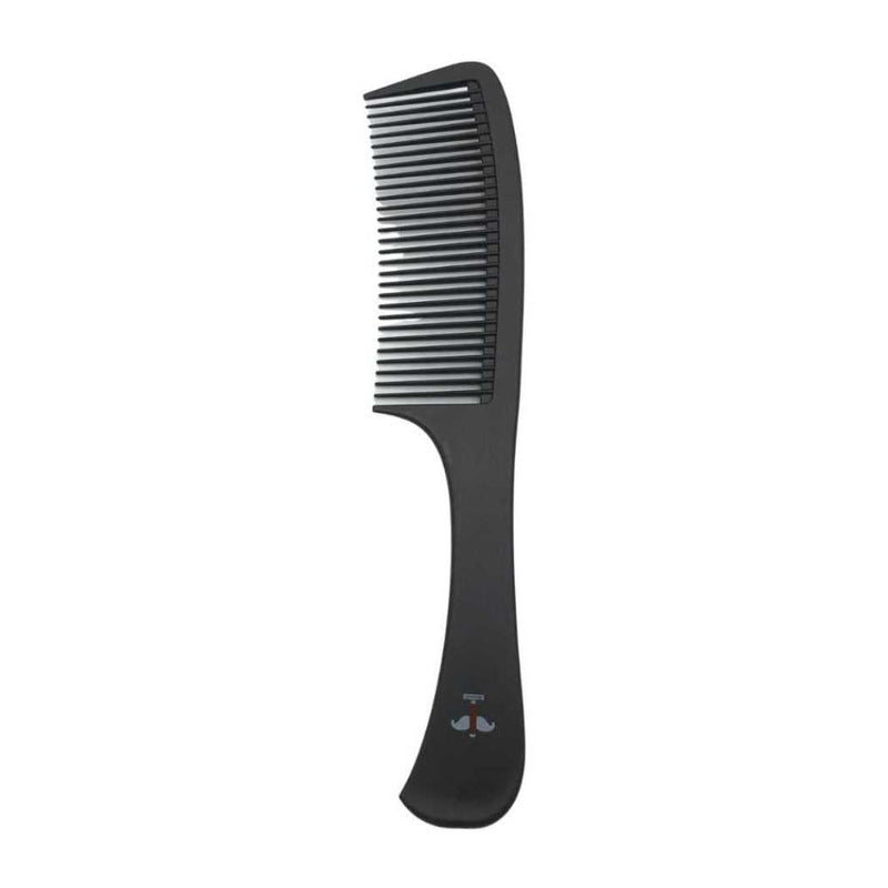 Shave Essentials Carbon Wide Tooth Comb Combs & Brushes White Smoke BLACK