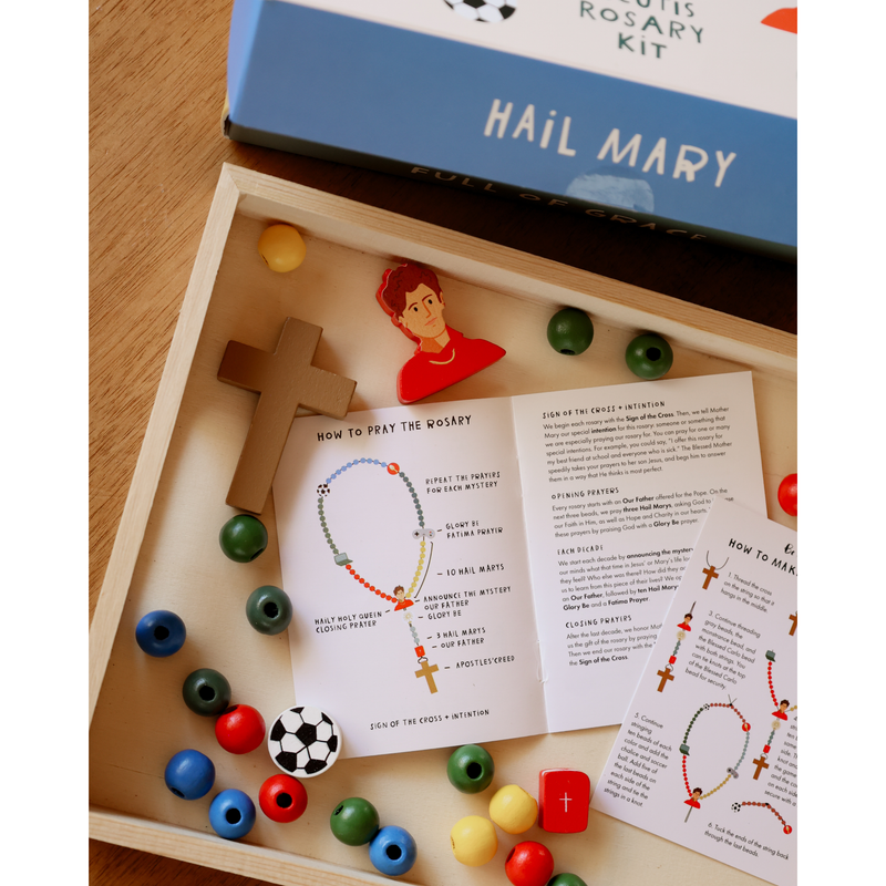 Be A Heart Saint Carlo Acutis Rosary Kit rosary kit