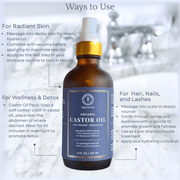 Clara & Fritz Tallow Shop Organic Castor Oil Facial Cleansers