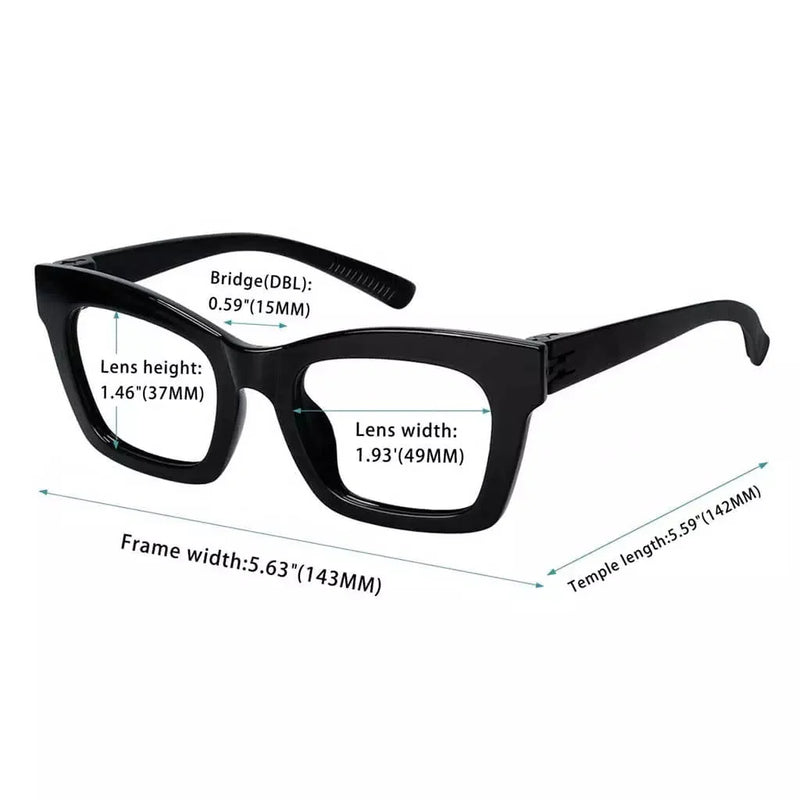 eyekeeper.com Cat-eye 30% Blue Light Blocking Glasses Metalless Screwless R2308-B15 Eyeglasses