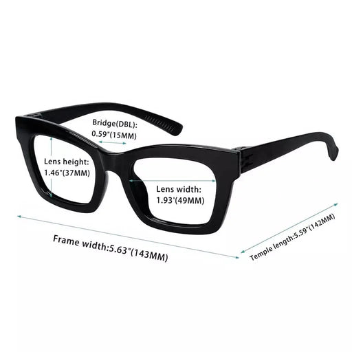 eyekeeper.com Cat-eye 30% Blue Light Blocking Glasses Metalless Screwless R2308-B15 Eyeglasses