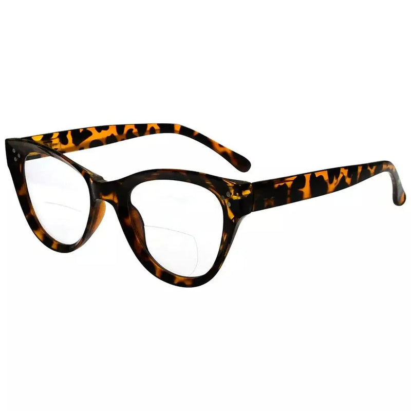 eyekeeper.com Cat-eye Bifocal Reading Glasses Thicker Frame Readers BR9108 Eyeglasses