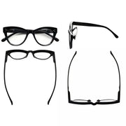eyekeeper.com Cat-eye Bifocal Reading Glasses Thicker Frame Readers BR9108 Eyeglasses