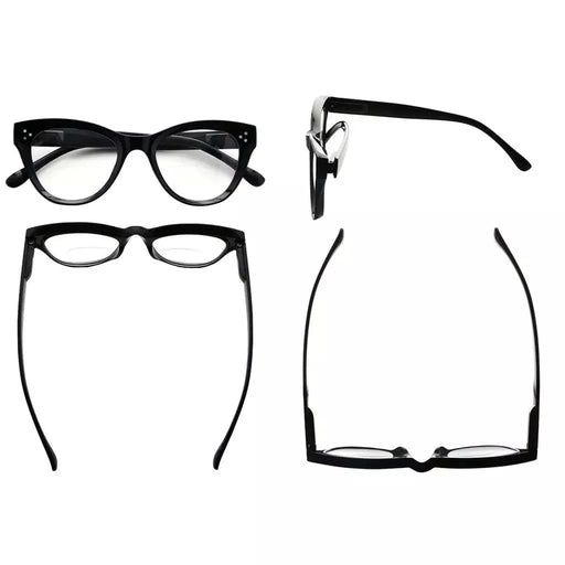 eyekeeper.com Cat-eye Bifocal Reading Glasses Thicker Frame Readers BR9108 Eyeglasses