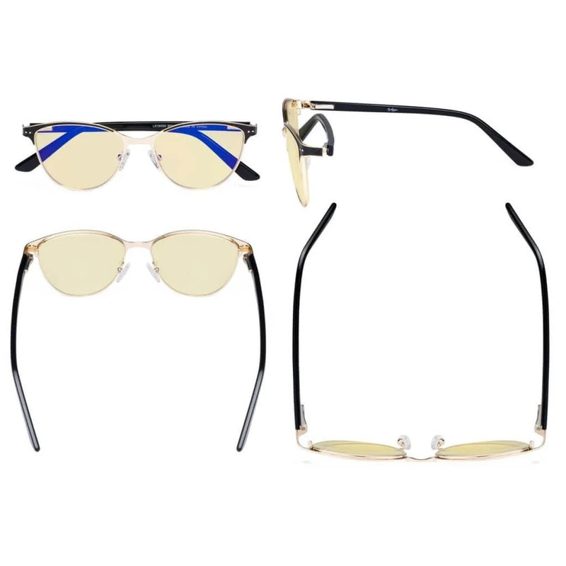 eyekeeper.com Cat-eye Blue Light Blocking Eyeglasses LX19009-BB60 Eyeglasses
