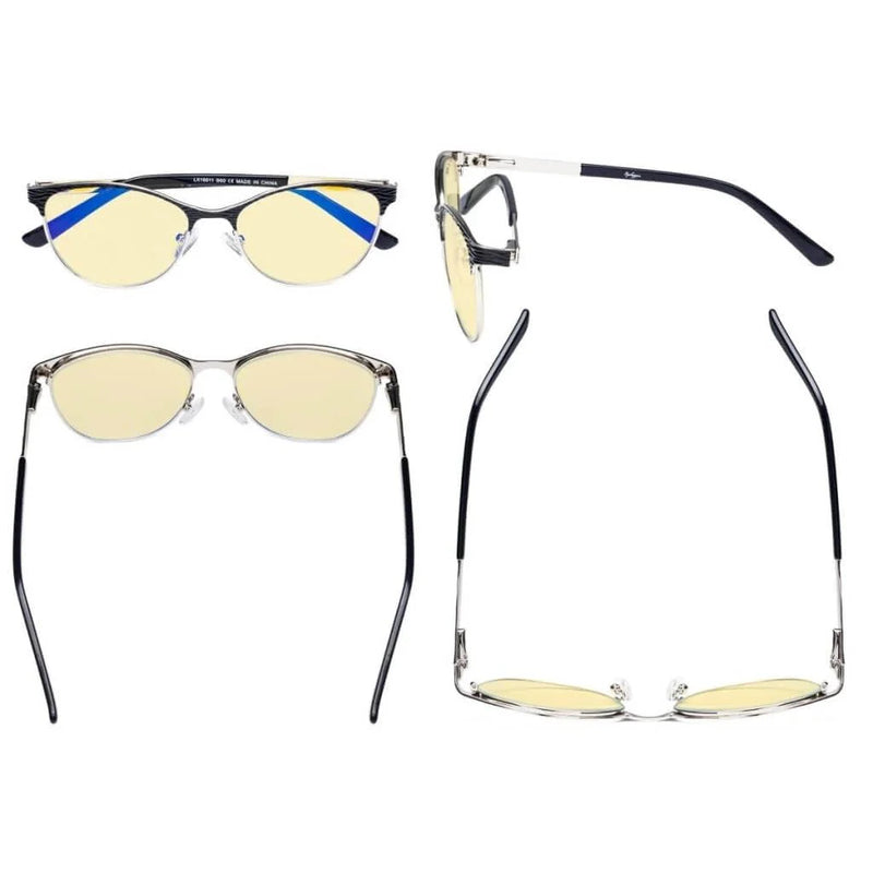 eyekeeper.com Cat-eye Blue Light Blocking Eyeglasses LX19011-BB60 Eyeglasses