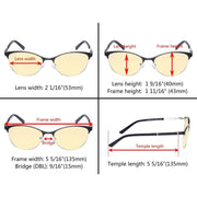 eyekeeper.com Cat-eye Blue Light Blocking Eyeglasses LX19011-BB60 Eyeglasses