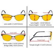 eyekeeper.com Cat-eye Blue Light Blocking Eyeglasses LX19011-BB90 Eyeglasses