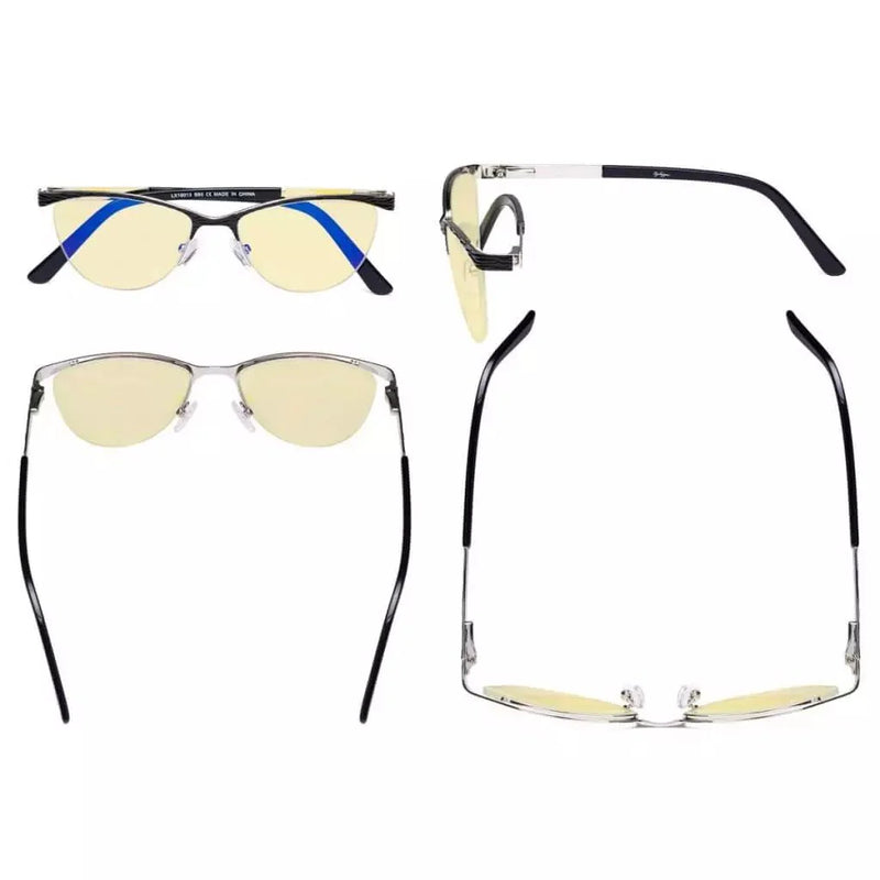 eyekeeper.com Cat-eye Blue Light Blocking Eyeglasses LX19013-BB60 Eyeglasses