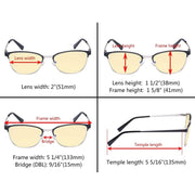 eyekeeper.com Cat-eye Blue Light Blocking Eyeglasses LX19017-BB60 Eyeglasses