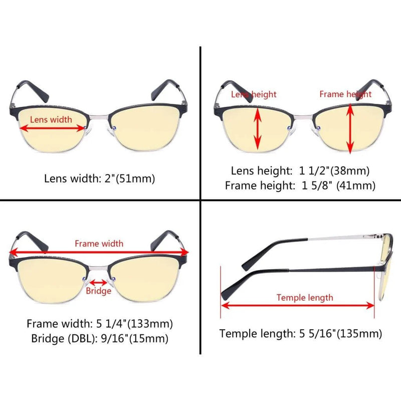 eyekeeper.com Cat-eye Blue Light Blocking Eyeglasses LX19017-BB60 Eyeglasses