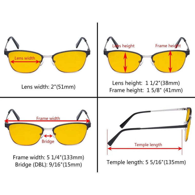 eyekeeper.com Cat-eye Blue Light Blocking Eyeglasses LX19017-BB90 Eyeglasses