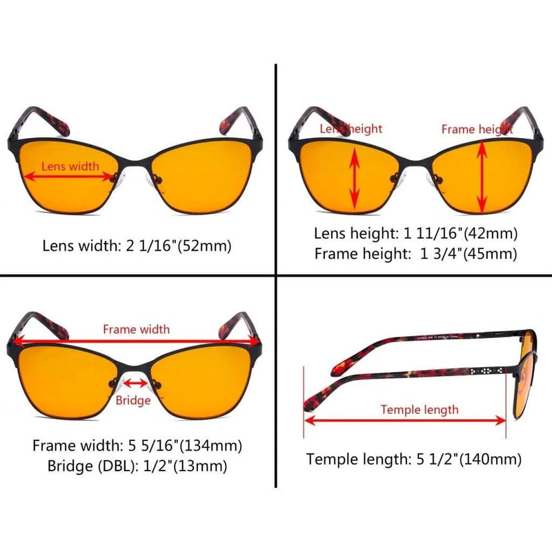 eyekeeper.com Cat-eye Blue Light Blocking Eyeglasses LX19023-BB98 Eyeglasses