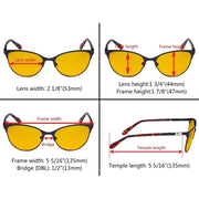 eyekeeper.com Cat-eye Blue Light Blocking Eyeglasses LX19024-BB90 Eyeglasses