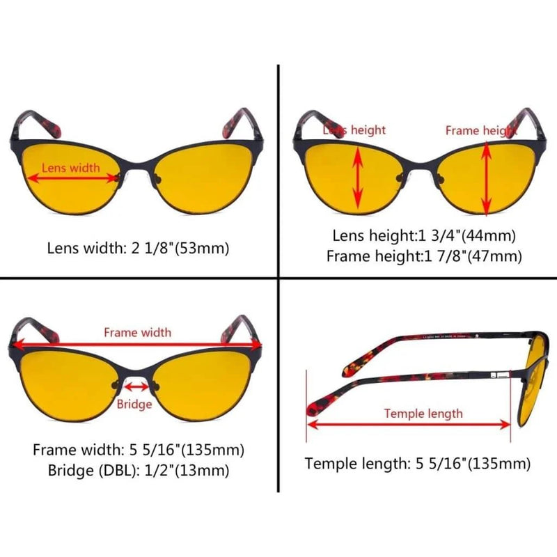 eyekeeper.com Cat-eye Blue Light Blocking Eyeglasses LX19024-BB90 Eyeglasses