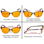 eyekeeper.com Cat-eye Blue Light Blocking Eyeglasses LX19024-BB98 Eyeglasses