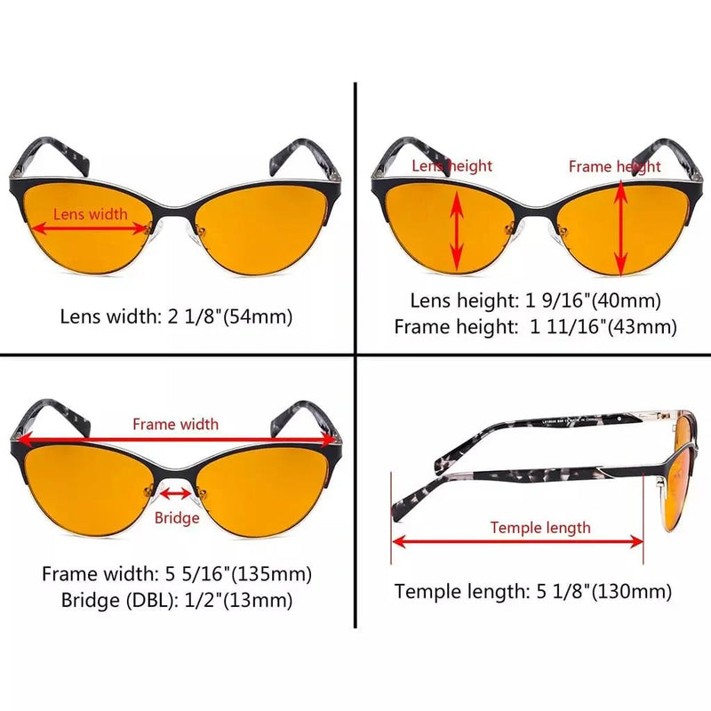 eyekeeper.com Cat-eye Blue Light Blocking Eyeglasses LX19038-BB98 Eyeglasses