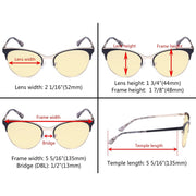 eyekeeper.com Fashionable Blue Light Blocking Eyeglasses LX19040-BB60 Eyeglasses