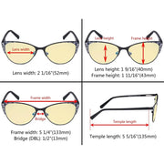 eyekeeper.com Cat-eye Blue Light Blocking Eyeglasses LX19044-BB60 Eyeglasses