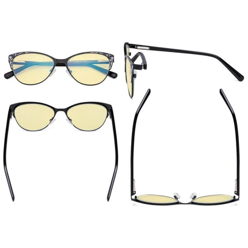 eyekeeper.com Cat-eye Blue Light Blocking Eyeglasses LX19044-BB60 Eyeglasses