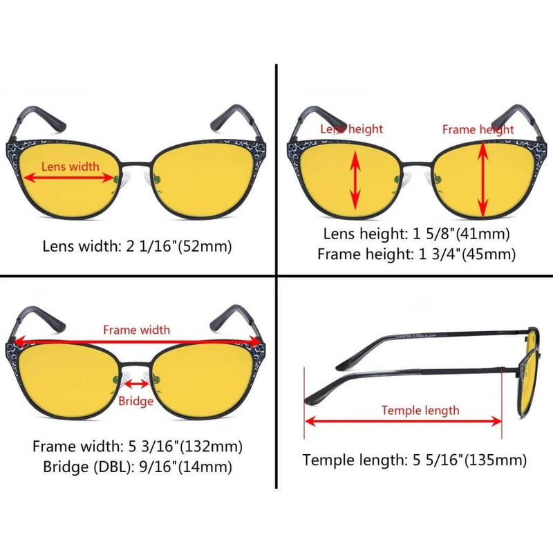 eyekeeper.com Cat-eye Blue Light Blocking Eyeglasses LX19045-BB90 Eyeglasses