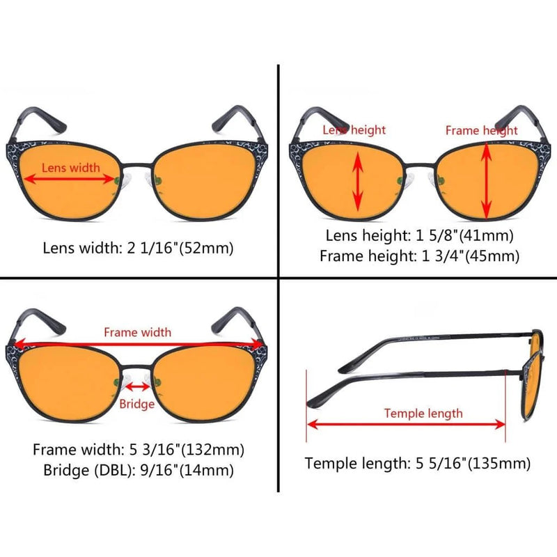 eyekeeper.com Cat-eye Blue Light Blocking Eyeglasses LX19045-BB98 Eyeglasses