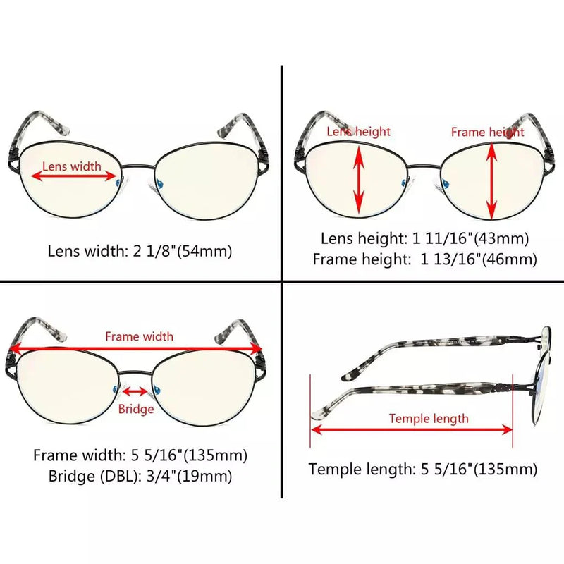 eyekeeper.com Cat-eye Blue Light Blocking Reading Glasses LX17017 Eyeglasses