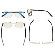 eyekeeper.com Cat-eye Blue Light Filter Eyeglasses LX19009-BB40 Eyeglasses