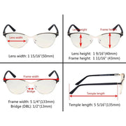 eyekeeper.com Cat-eye Blue Light Filter Eyeglasses LX19009-BB40 Eyeglasses