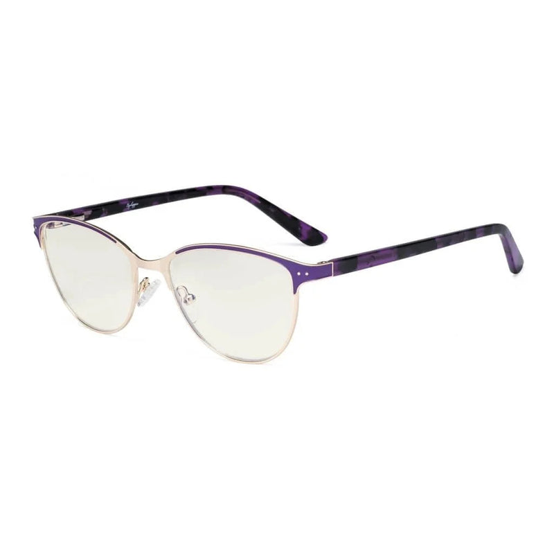 eyekeeper.com Cat-eye Blue Light Filter Eyeglasses LX19009-BB40 Eyeglasses