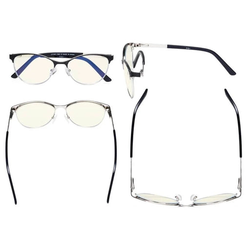 eyekeeper.com Cat-eye Blue Light Filter Eyeglasses LX19011-BB40 Eyeglasses