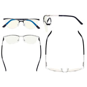 eyekeeper.com Cat-eye Blue Light Filter Eyeglasses LX19013-BB40 Eyeglasses