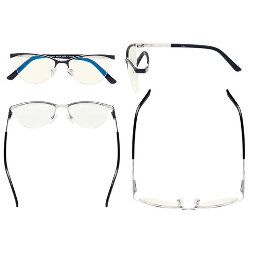 eyekeeper.com Cat-eye Blue Light Filter Eyeglasses LX19013-BB40 Eyeglasses