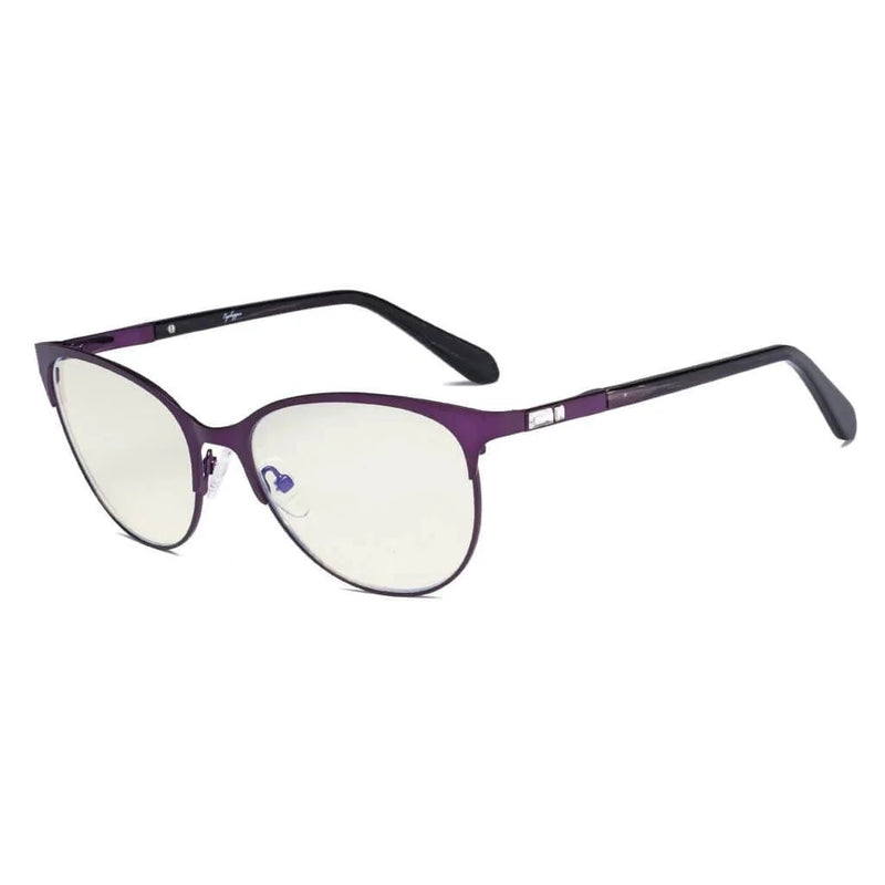 eyekeeper.com Cat-eye Blue Light Filter Eyeglasses LX19024-BB40 Eyeglasses