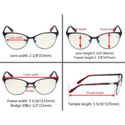 eyekeeper.com Cat-eye Blue Light Filter Eyeglasses LX19024-BB40 Eyeglasses