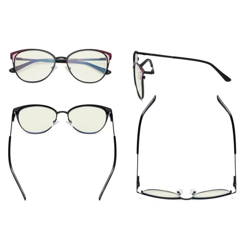 eyekeeper.com Cat-eye Blue Light Filter Eyeglasses LX19031-BB40 Eyeglasses