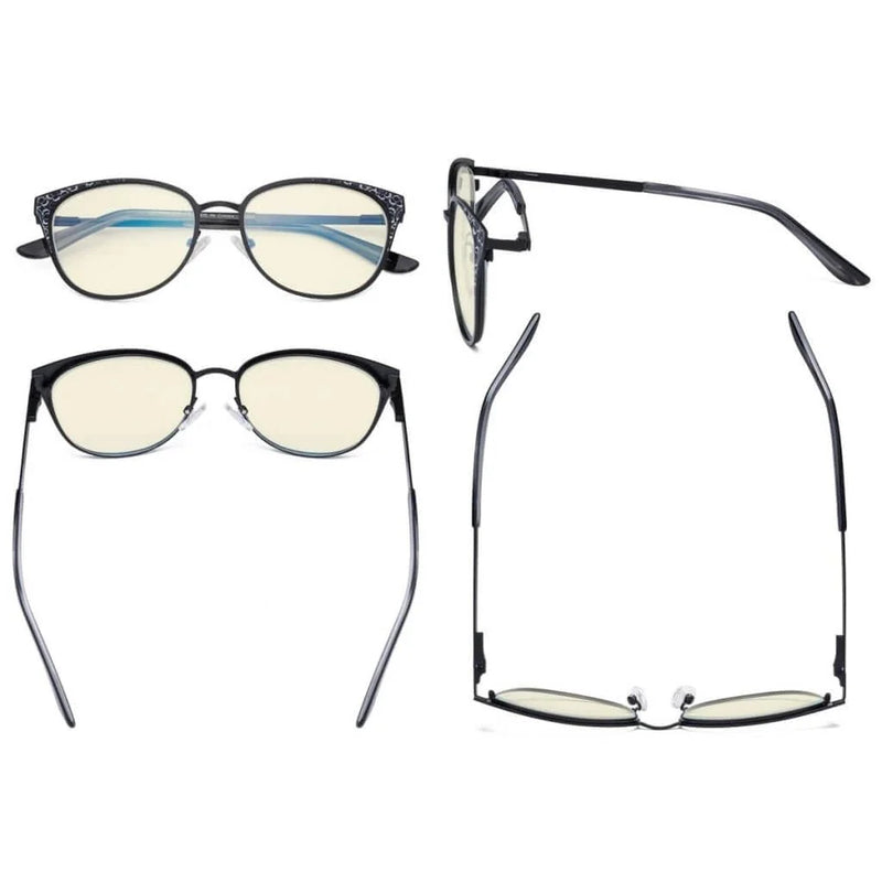 eyekeeper.com Cat-eye Blue Light Filter Eyeglasses LX19045-BB40 Eyeglasses