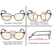 eyekeeper.com Cat-eye Blue Light Filter Eyeglasses LX19045-BB40 Eyeglasses