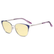 eyekeeper.com Cat-eye Blue Light Filter Glasses LX19045-BB60 Eyeglasses
